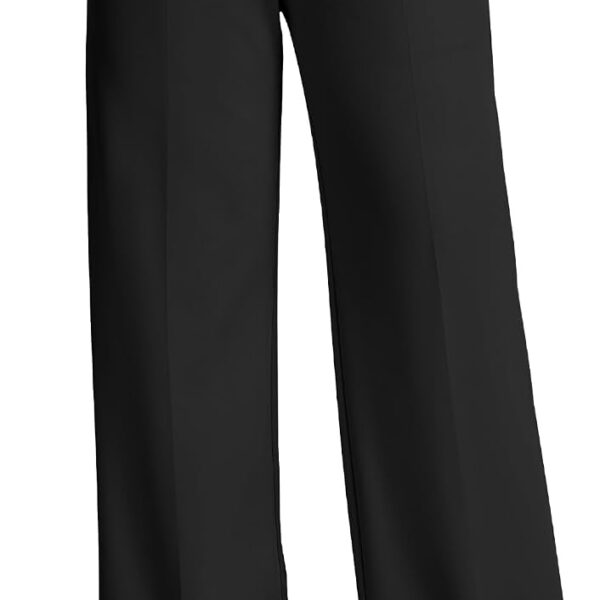 Womens Dress Pants Wide Leg Stretchy Work Pants Women High Waisted Business Casual Trousers Slacks with Pockets