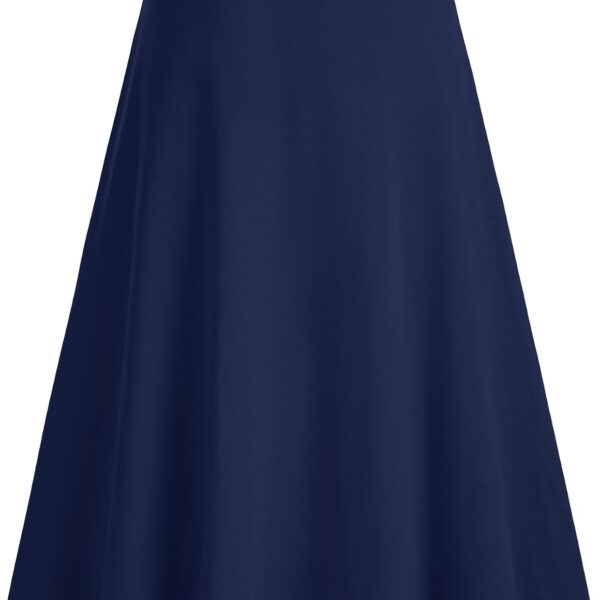 Girls Skirts Kids A Line Long Skirts Solid Uniform Skirts for Teen Girls