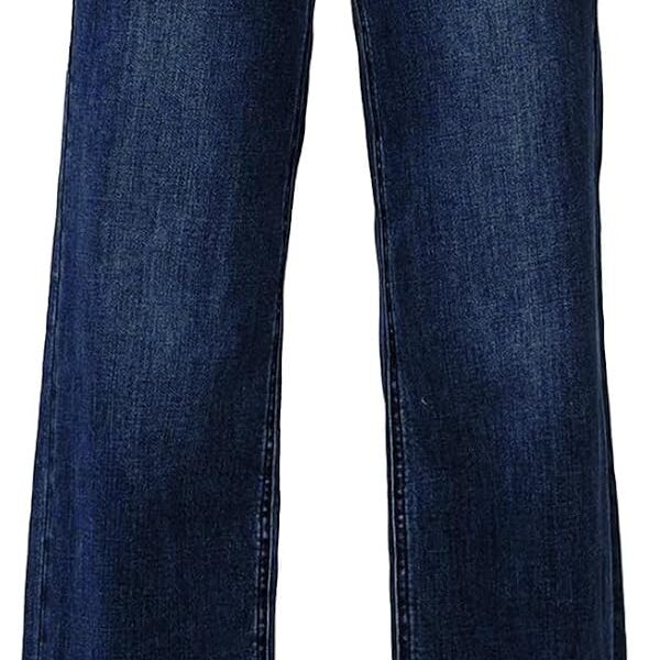 Astylish Women's High Waisted Wide Leg Straight Jeans
