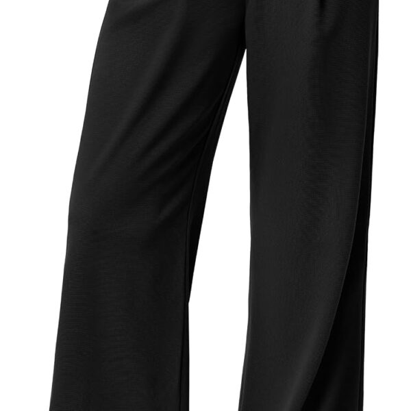 Wide Leg Pants Woman Stretchy Work Dress Pants Women Trendy 2026 Business Casual Outfits Comfort Fit Slacks Trousers